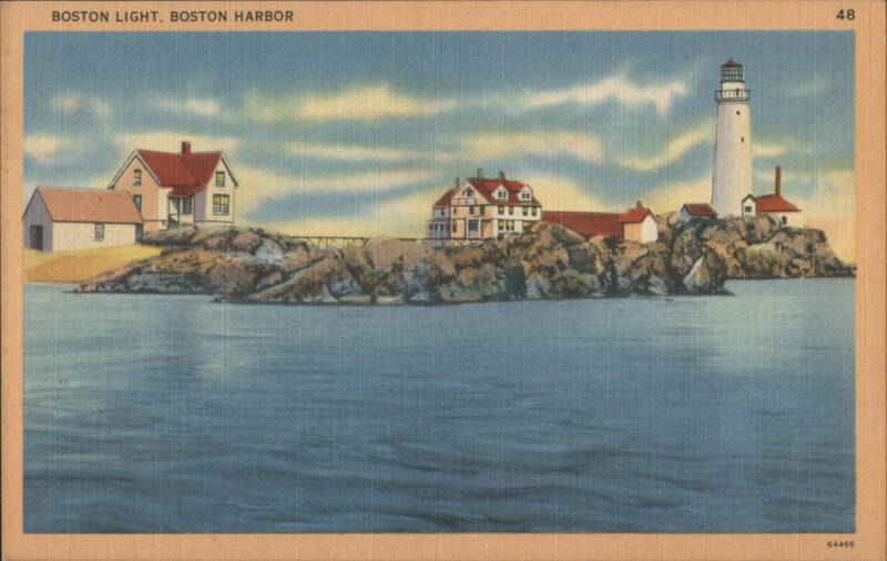 Boston Light, Boston Harbor Massachusetts