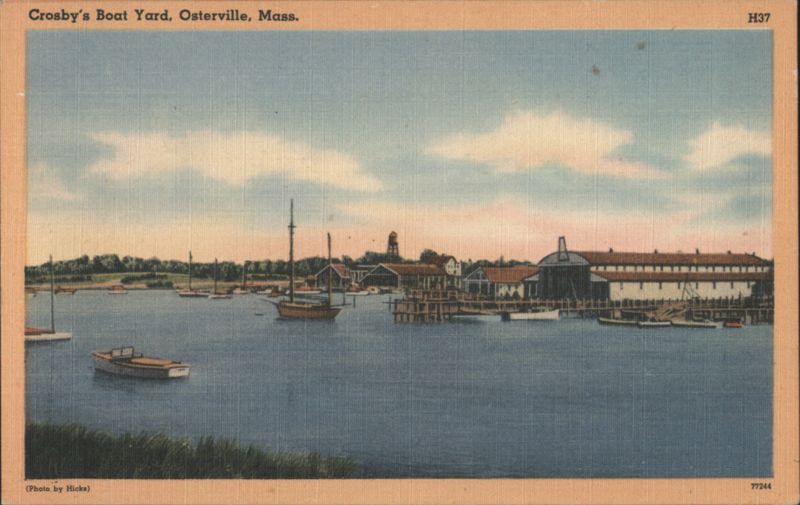 Crosby's Boat Yard, Osterville, Mass. Massachusetts