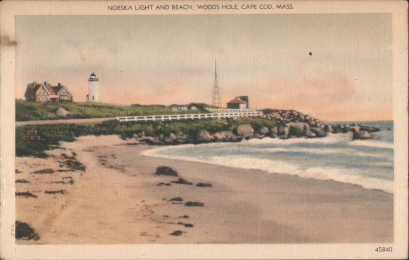 Nobska Light and Beach, Woods Hole, Cape Cod Massachusetts