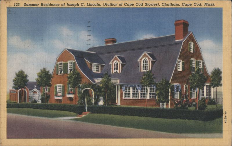 Summer Residence of Joseph C. Lincoln, Chatham, Cape Cod Massachusetts