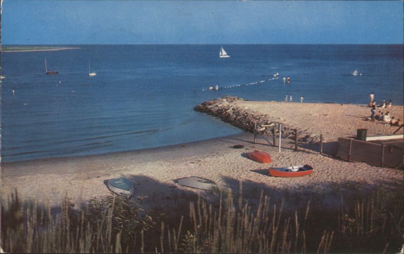 Cotuit Beach, Cape Cod, Massachusetts - Boats & People