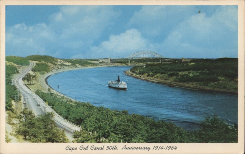 Cape Cod Canal 50th Anniversary 1914-1964 Massachusetts