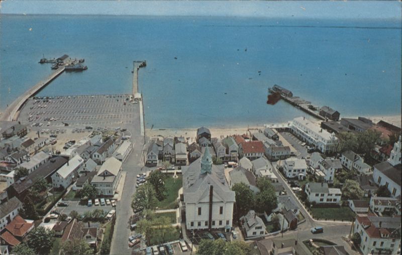 Provincetown from Pilgrim Memorial Monument, Cape Cod Massachusetts