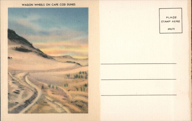 Wagon Wheels on Cape Cod Dunes Massachusetts