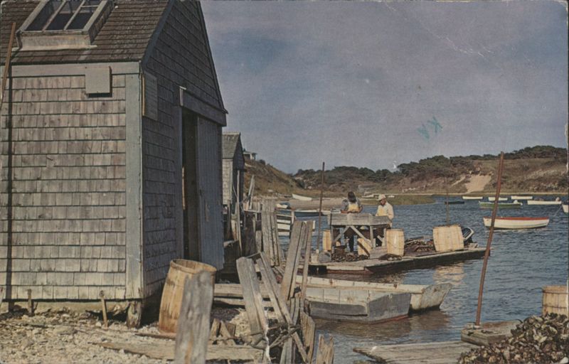 Oyster Houses on Oyster River, Chatham, Cape Cod Massachusetts