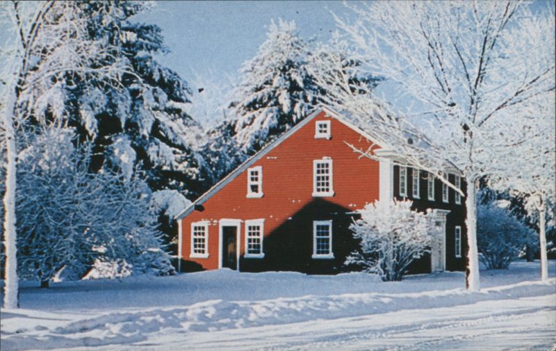 Solomon Richardson House, Old Sturbridge Village, Winter Massachusetts