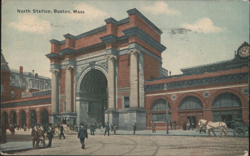 North Station Union Station Archway, Boston Massachusetts