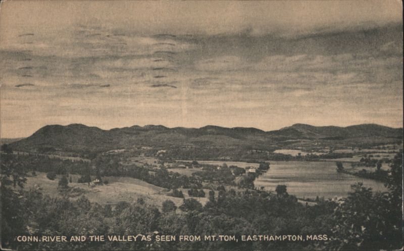 Connecticut River Valley from Mount Tom, Easthampton Massachusetts