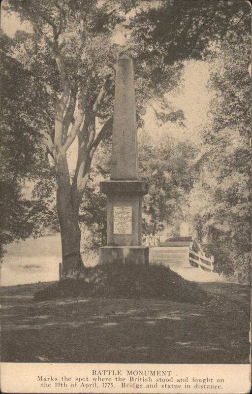 Battle Monument, Concord, MA - April 19, 1775 Massachusetts