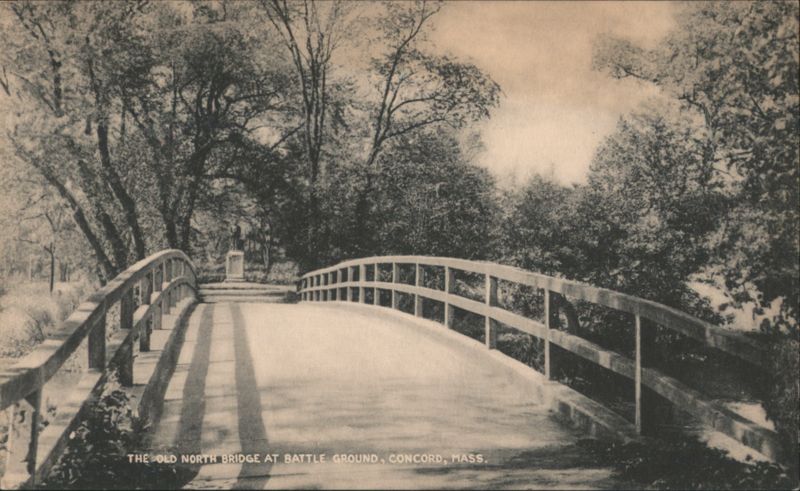 Old North Bridge at Battle Ground Concord Massachusetts