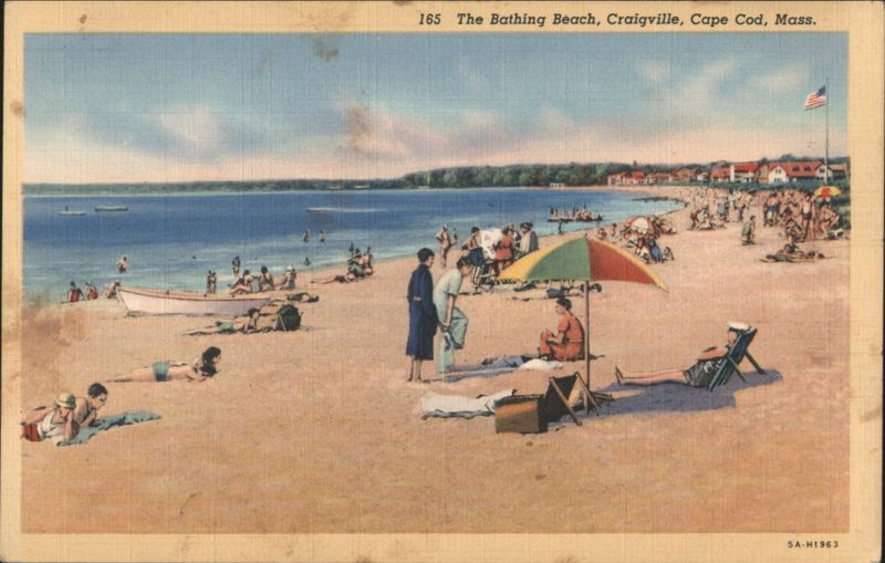 The Bathing Beach, Craigville, Cape Cod, MA Massachusetts