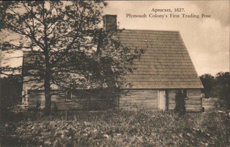 Aptucket, 1627. Plymouth Colony's First Trading Post Bourne Massachusetts