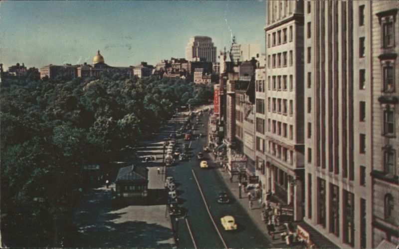Tremont Street, Boston Common, State House Massachusetts