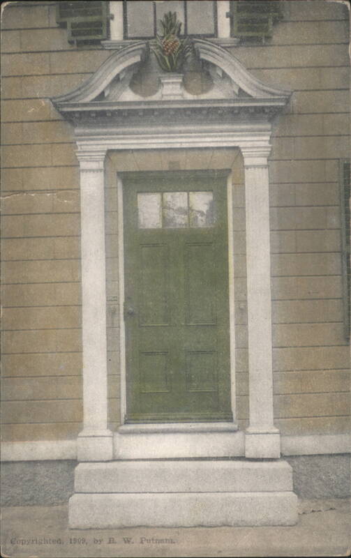 Famous Pineapple Doorway, Salem, MA Massachusetts