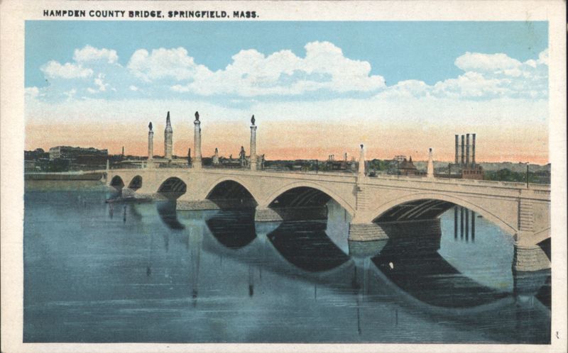 Hampden County Bridge, Springfield, MA Massachusetts