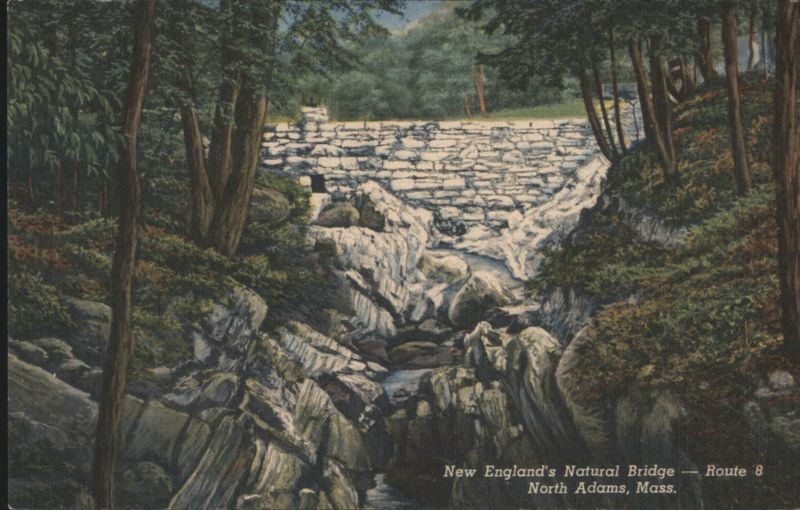 New England's Natural Bridge - White Marble Dam North Adams Massachusetts