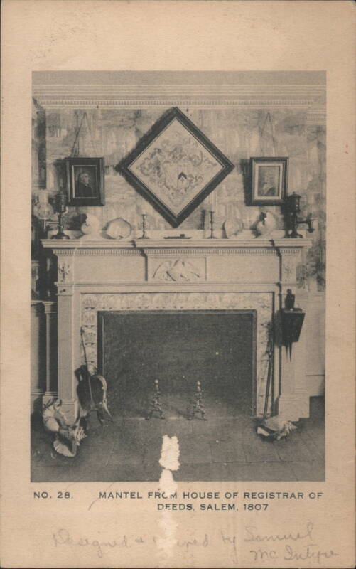 Mantel from House of Registrar of Deeds, Salem, 1807 Massachusetts