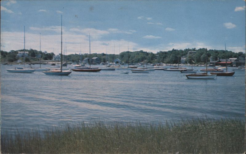 Cohasset Harbor Sailboats Massachusetts