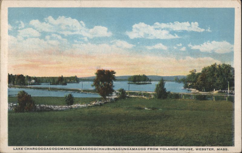 Lake Chargoggagoggmanchauggagoggchaubunagungamaugg, Webster Massachusetts