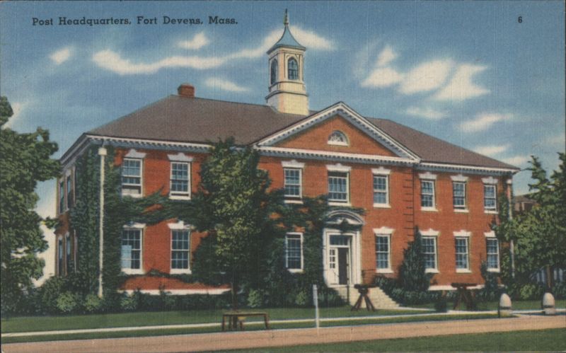 Post Headquarters, Fort Devens, Mass. Massachusetts