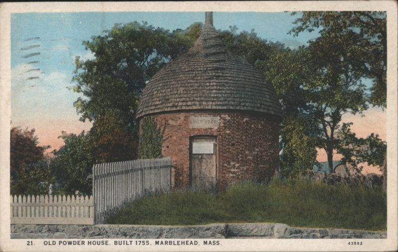 Old Powder House, Built 1755 Marblehead Massachusetts