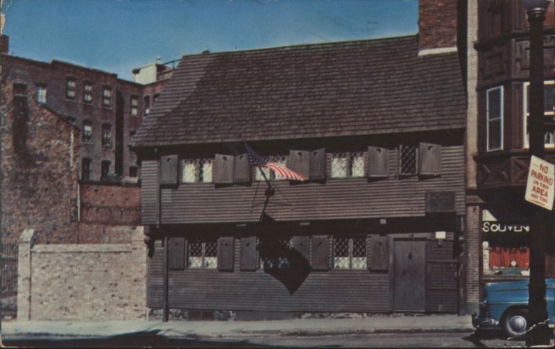 Paul Revere House, North Square, Boston, MA - Oldest Frame Massachusetts