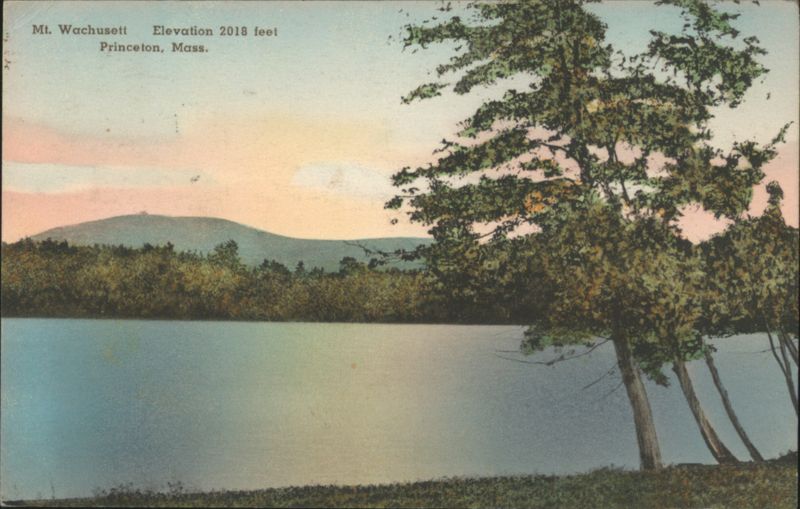Mt. Wachusett with Lake View at Sunset Princeton Massachusetts
