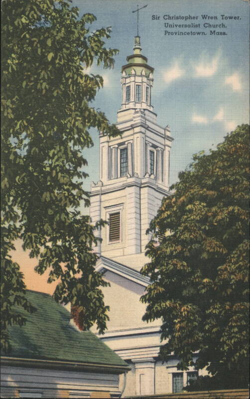 Sir Christopher Wren Tower, Universalist Church Provincetown Massachusetts