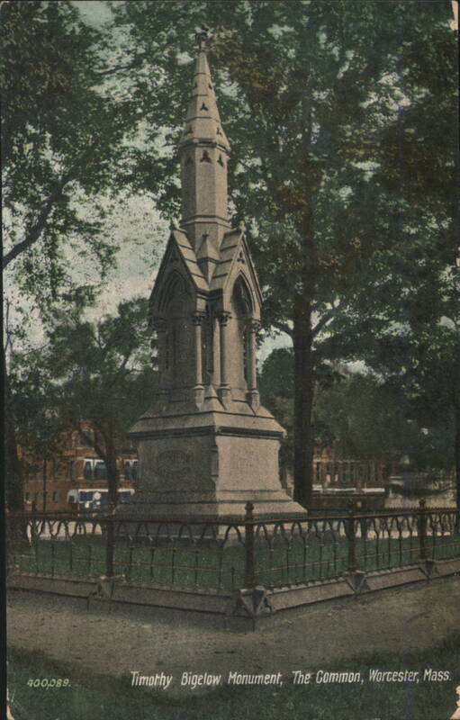 Timothy Bigelow Monument, The Common, Worcester, MA Massachusetts