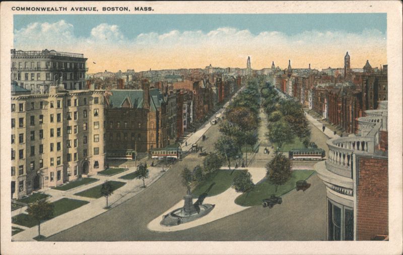 Commonwealth Avenue, Boston Massachusetts