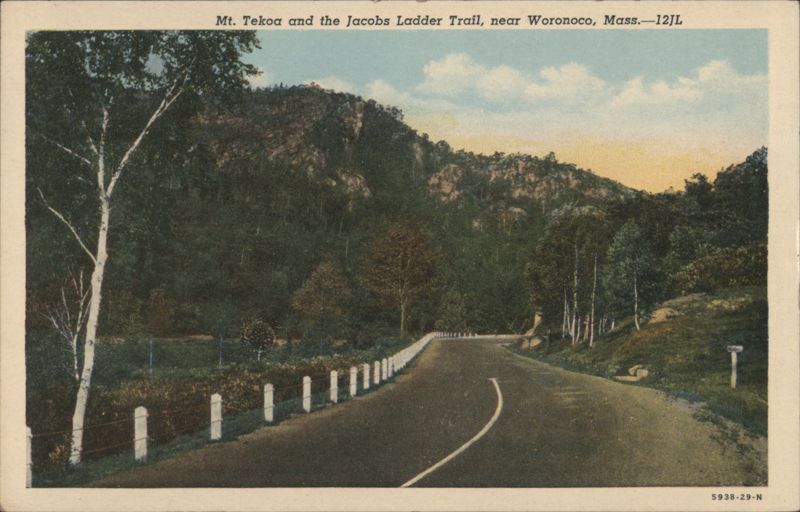Mt. Tekoa and the Jacobs Ladder Trail Woronoco Massachusetts