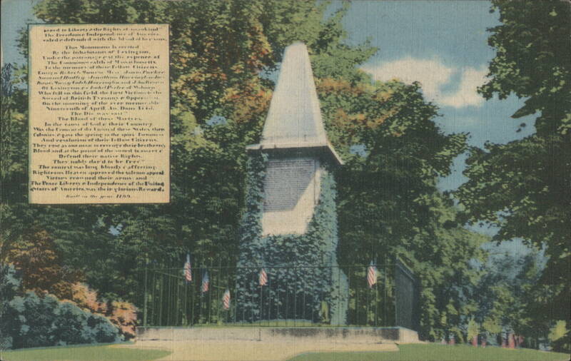 The Patriots' Monument Leckington Massachusetts