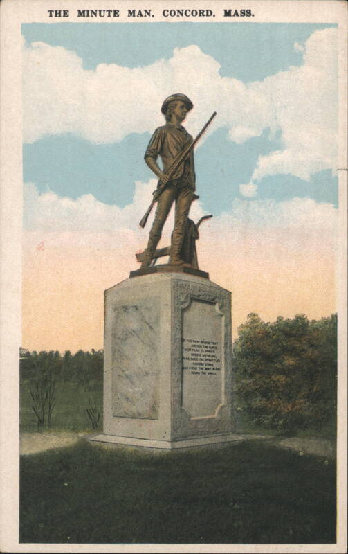 The Minute Man Statue Concord Massachusetts