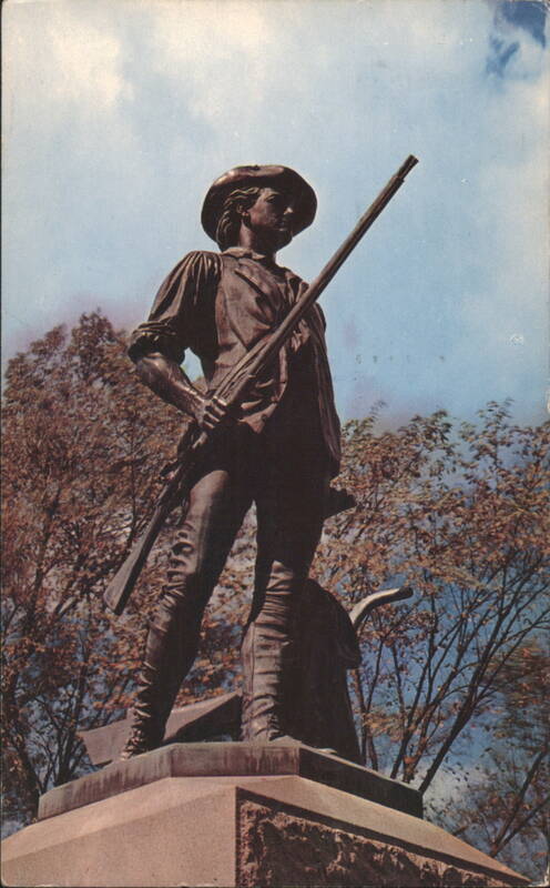 National Guard Minuteman Statue by Daniel Chester French Concord Massachusetts