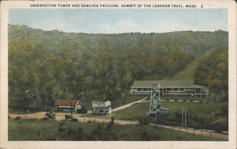 Observation Tower & Dancing Pavilion, Lebanon Trail Dalton Massachusetts