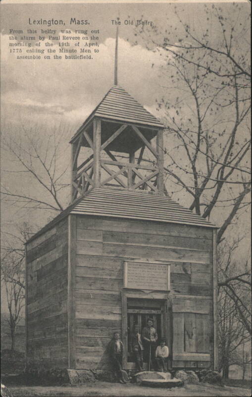 The Old Belfry, Lexington, Mass. - Paul Revere Alarm Massachusetts
