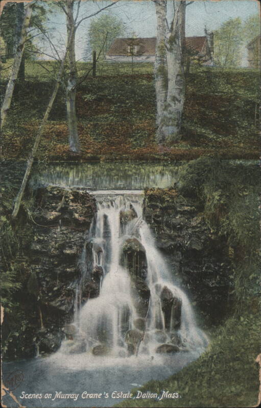 Waterfall on Murray Crane's Estate, Dalton, Mass. Massachusetts