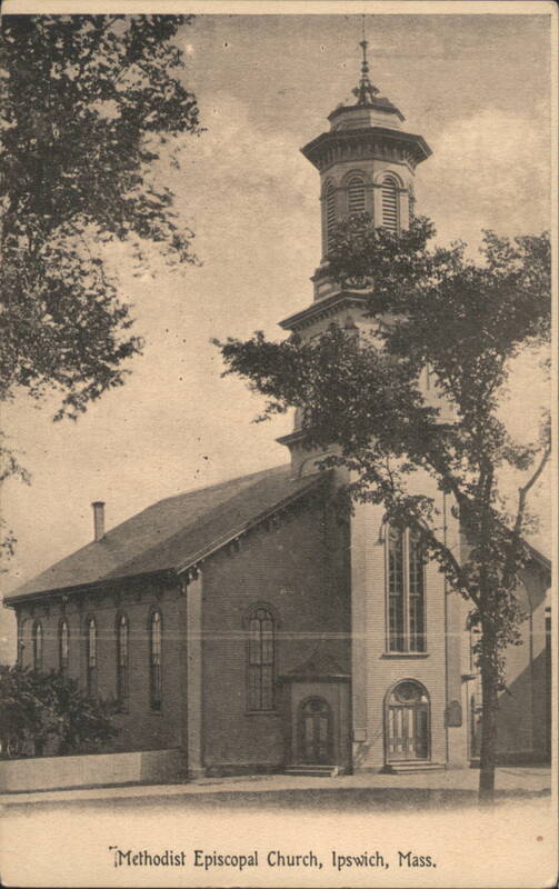 Methodist Episcopal Church, Tall Steeple Ipswich Massachusetts