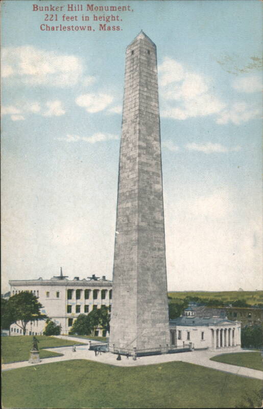 Bunker Hill Monument, 221 feet in height Charlestown Massachusetts