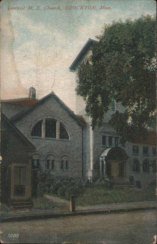 Central M. E. Church, Brockton, MA Massachusetts