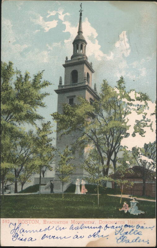 Evacuation Monument, Dorchester Heights, Boston Massachusetts