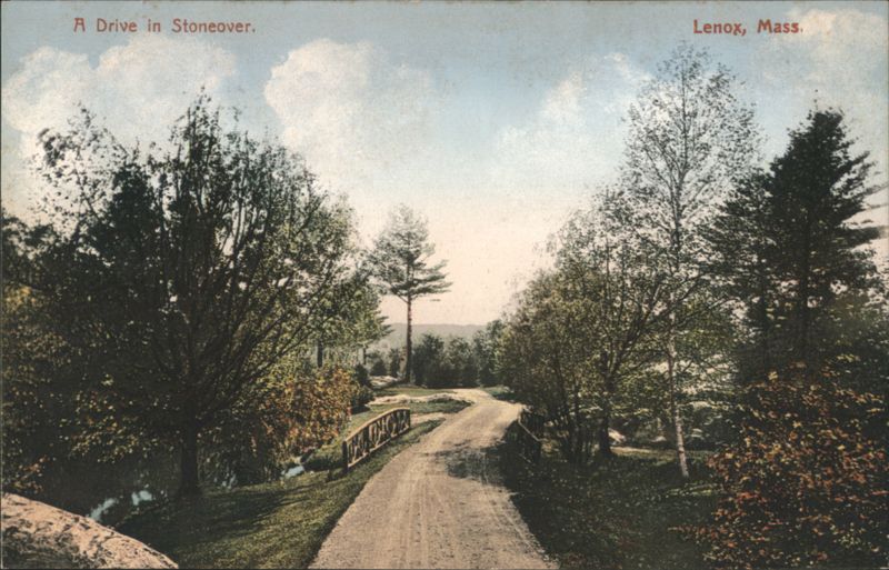 A Drive in Stoneover, Lenox, Mass. Massachusetts