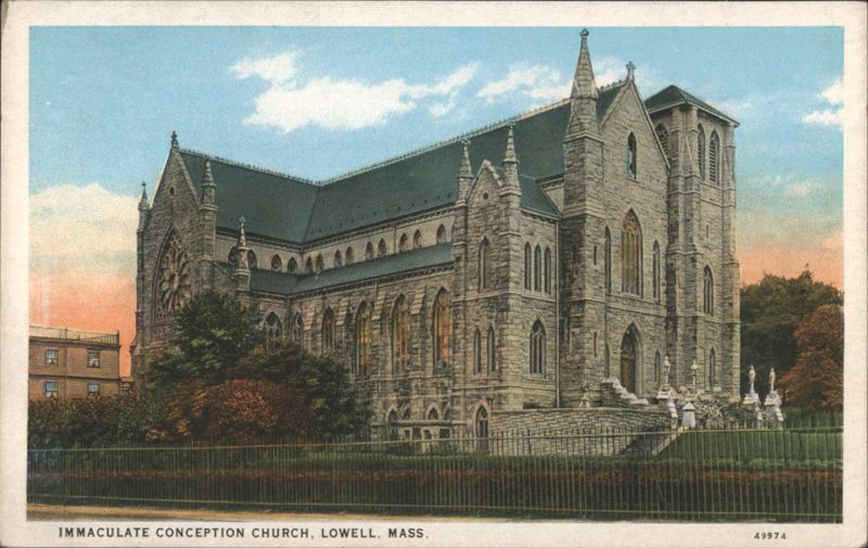 Immaculate Conception Church, Lowell, Mass. Massachusetts