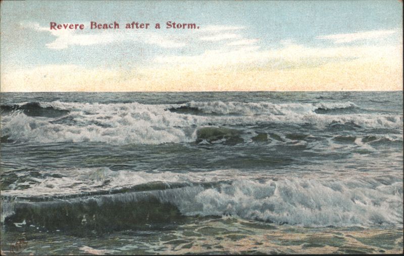 Revere Beach after a Storm Massachusetts