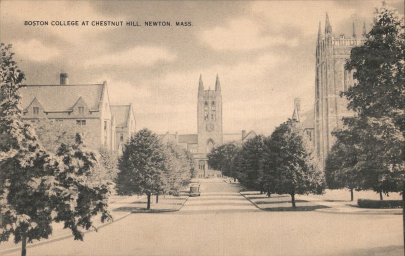 Boston College at Chestnut Hill, Newton, Mass. Massachusetts