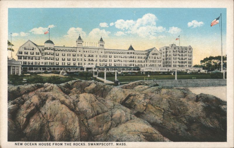 New Ocean House from the Rocks, Swampscott Massachusetts