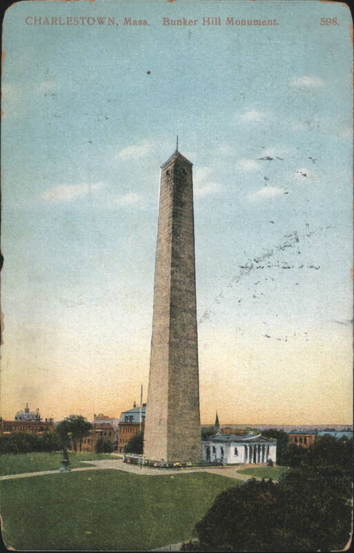 Bunker Hill Monument, Charlestown, MA Massachusetts