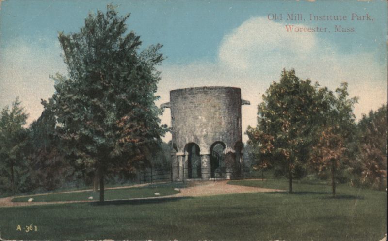 Old Mill, Institute Park Worcester Massachusetts