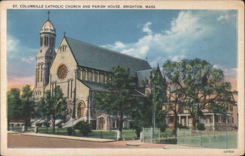 St. Columbkille Catholic Church and Parish House Brighton Massachusetts