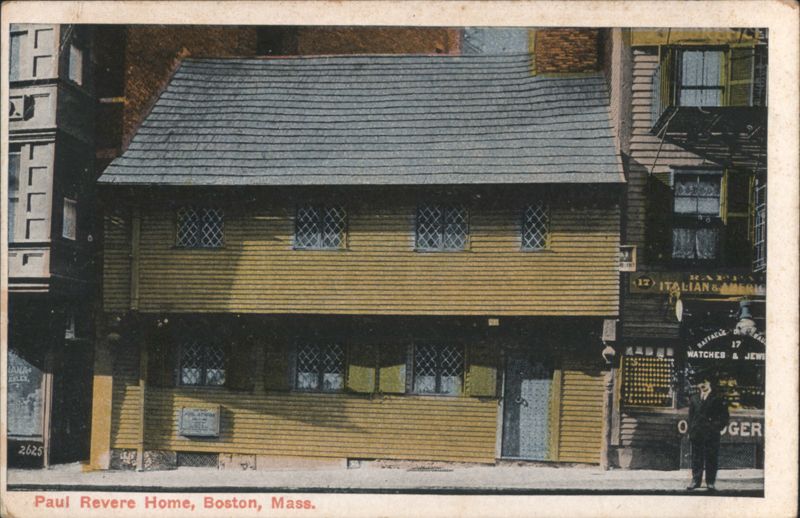 Paul Revere Home Boston Massachusetts